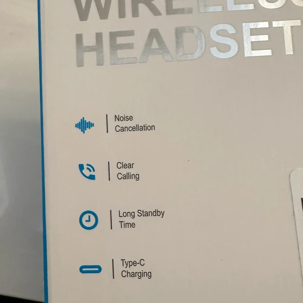 🆕Wireless Headset - White